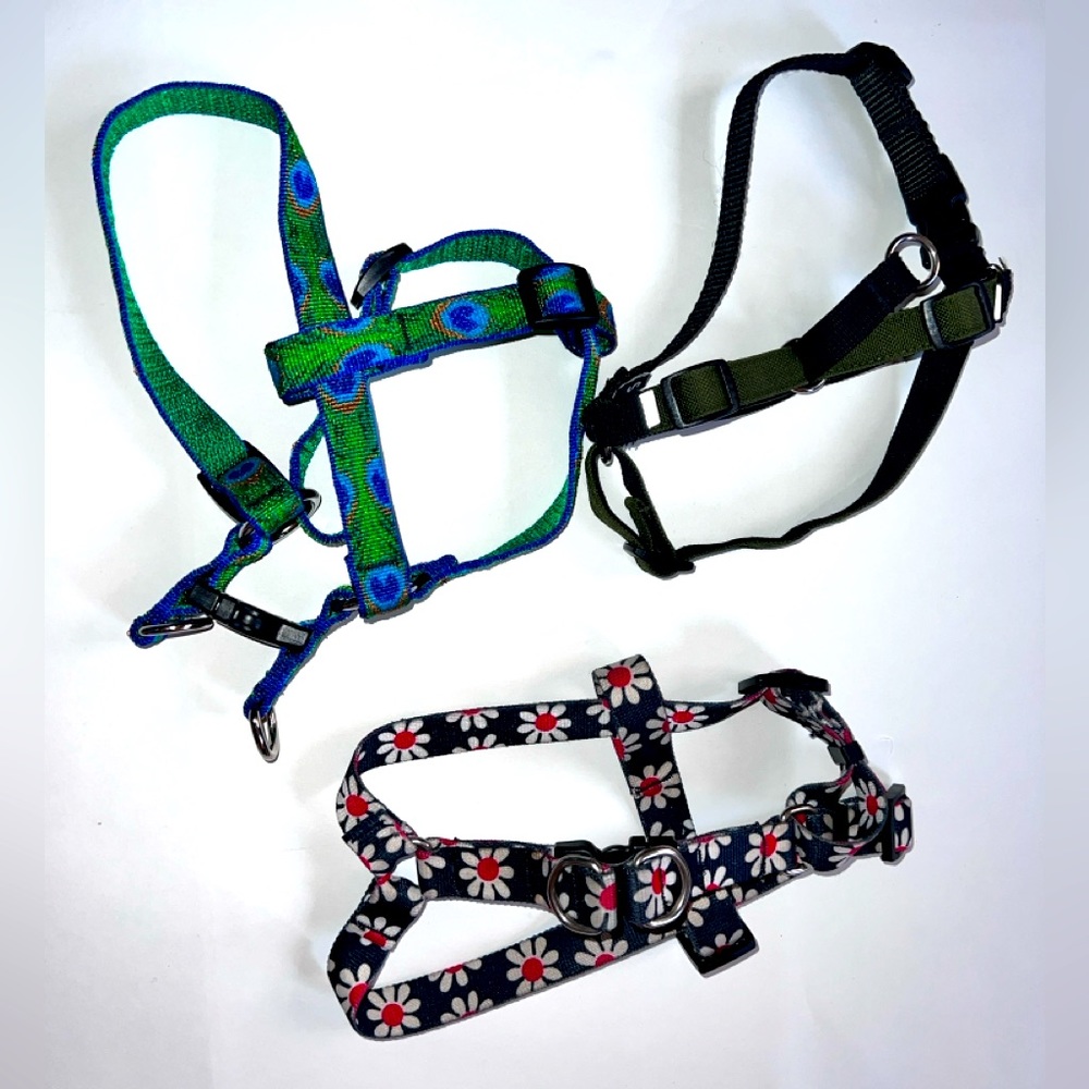 Lot of 3 small Dog Harnesses